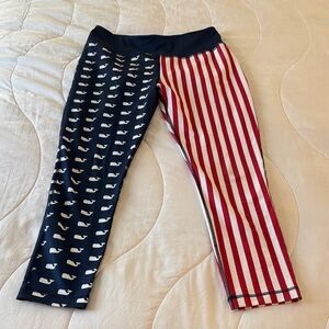 Vineyard Vines Navy and Red Striped Women's Pants